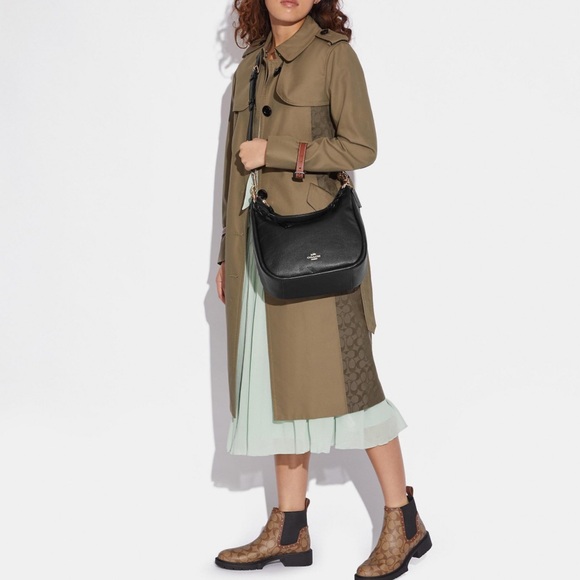 Coach Black Jules Hobo Bag - Picture 1 of 8